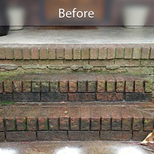 Sunken front stoop in Jacksonville