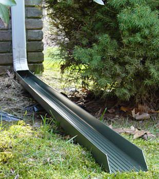Gutter downspout extension installed in Keystone Heights